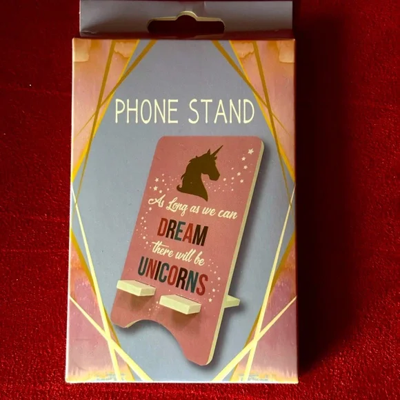 Pink Unicorn Phone Stand - Picture 1 of 5